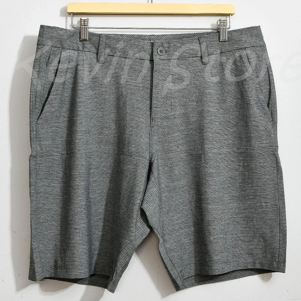 NWT Hang Ten Men's Hybrid Short Dark‎ Charcoal